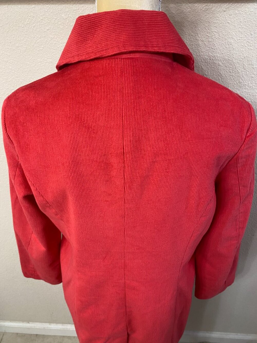 Frances Valentine Corduroy Barn Jacket in Coral - Picture 6 of 12